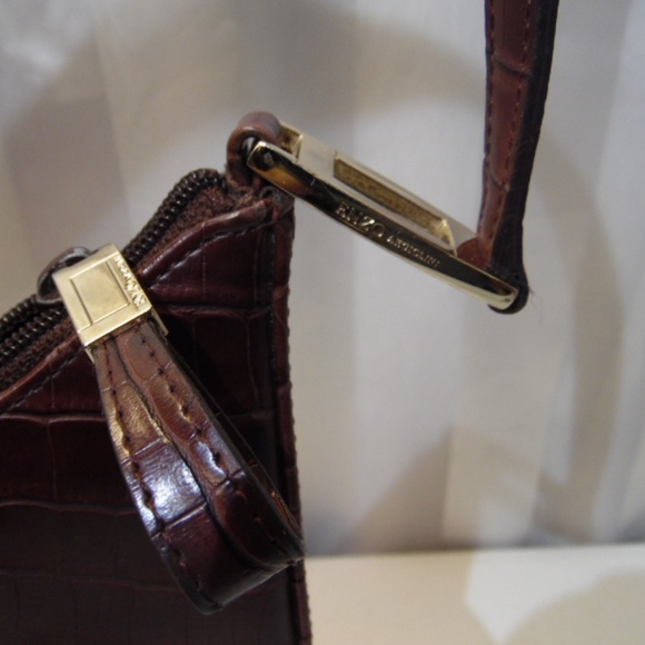 Enzo Angiolini Croc Pattern Hobo Shoulder Bag - Picture 4 of 8